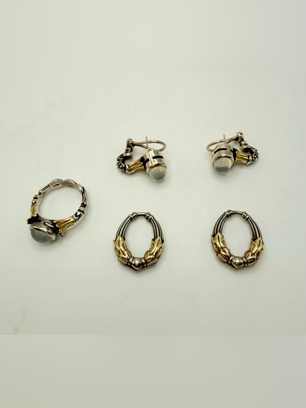 LAGOS Two-Tone Silver and Gold Hoop & Ring Jewelry Set